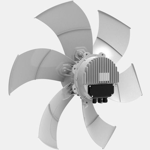 壁取り付け式ファン - AKFG - Rosenberg Ventilatoren GmbH - 軸方向 / ECモーター / 鋳造アルミニウム製