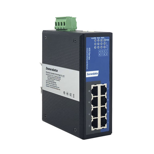 8 ポートイーサネットスイッチ - IES318 Series - 3onedata Co.,Ltd. - 非管理型 / レベル 2 / 光ファイバー