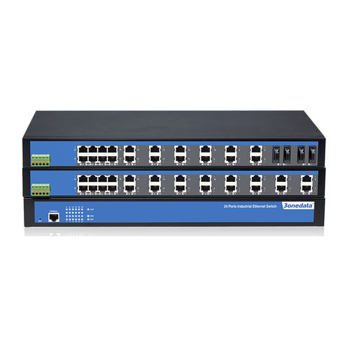 24 ポートイーサネットスイッチ - IES1024 Series - 3onedata Co.,Ltd. - 非管理型 / レベル 2 / 光ファイバー