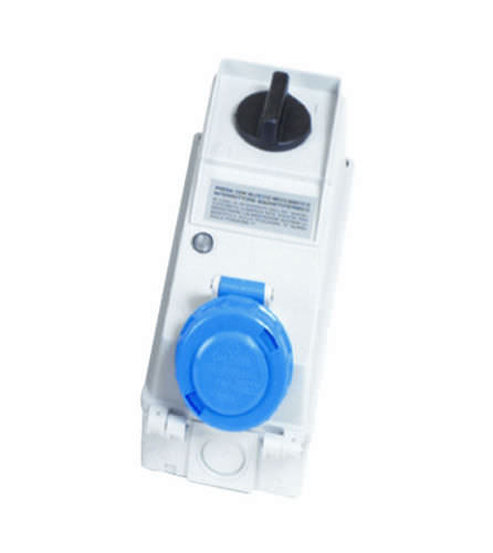 壁取り付け式コンセント - 220 V, 16 A, IP 55 | GR31006 - GEROS - 組み込み式 / IP55 / CEE