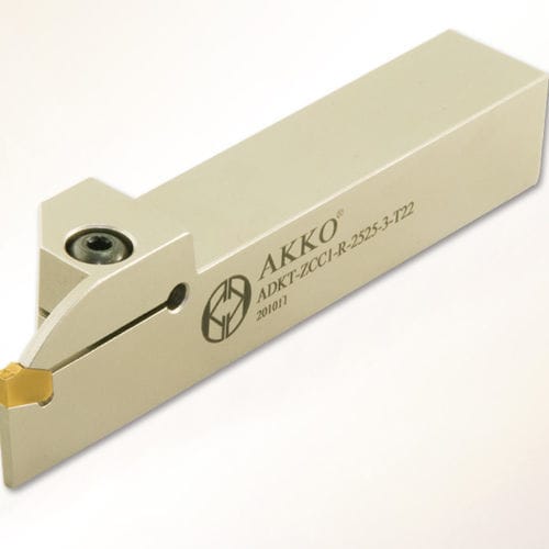 止めねじツールホルダー - ADKT-ZCC1 series - AKKO CUTTING TOOLS - 溝削り / 外径旋削用