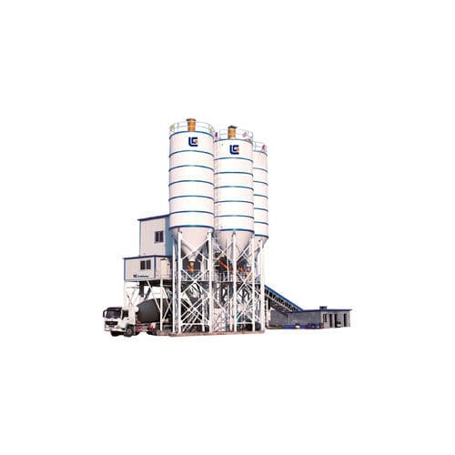定置型コンクリート混合プラント - HZS120A - Guangxi Liugong Machinery Co., Ltd. - 自動 / コンパクト / 2 軸
