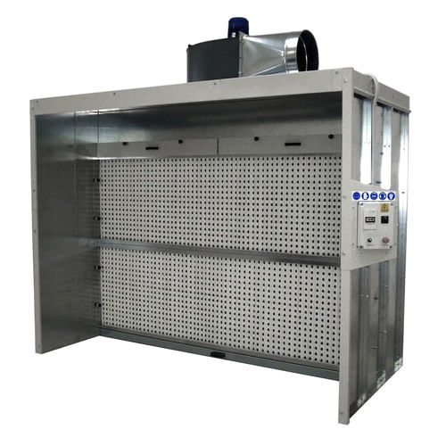 開放型粉体塗装ブース装置 - ZINCO SEC SMART - GGE srl - ドライフィルター / サイクロン / 自動