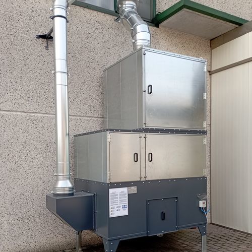 活性炭濾過ユニット - AIRSOL POL series - GGE srl - 油性 / 埃 / 煙用