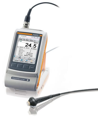 ポータブル導電率計 - SIGMASCOPE® SMP350 - HELMUT FISCHER GMBH - INSTITUT FÜR ELEKTRONIK UND - 非鉄金属用