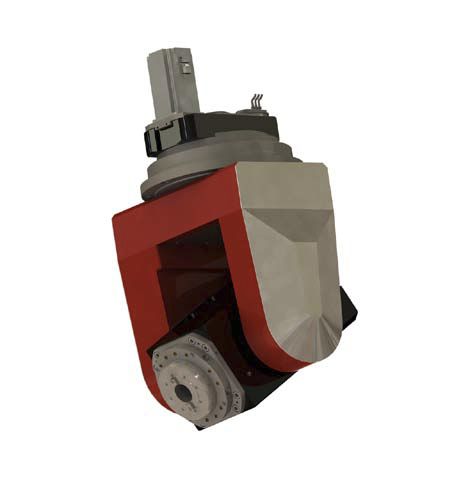 2軸方向ミリングヘッド - 12 KW, max. 12 000 rpm | TO 16 - VEM - 可変角度式