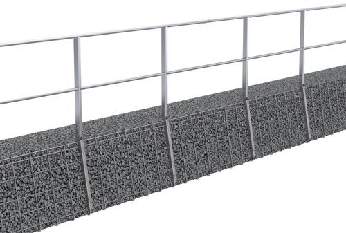 アルミニウム手すり - SECURILISSE® gabion - SOMAIN SECURITE - スチール製