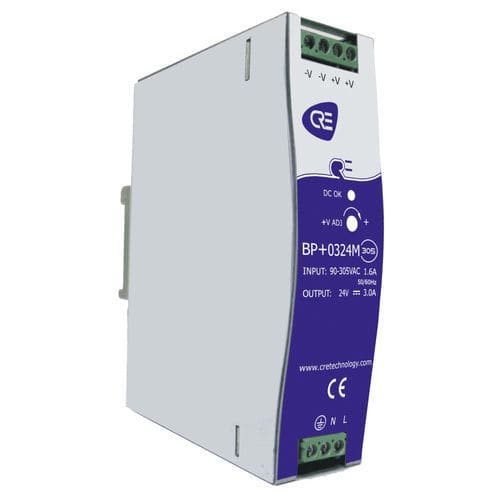 発電設備バッテリー充電器 - BP+0324M-305 - CRE TECHNOLOGY - モーターポンプ用 / DINレール上 / 鉛