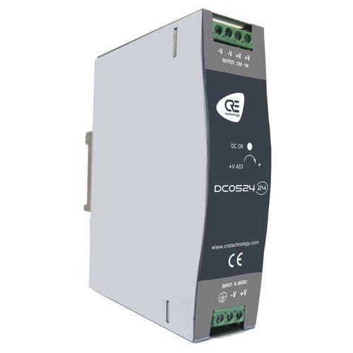 DINレールDC/DC 変換器 - DC0524-24 - CRE TECHNOLOGY - 産業用 / 電圧出力 / 調節可能