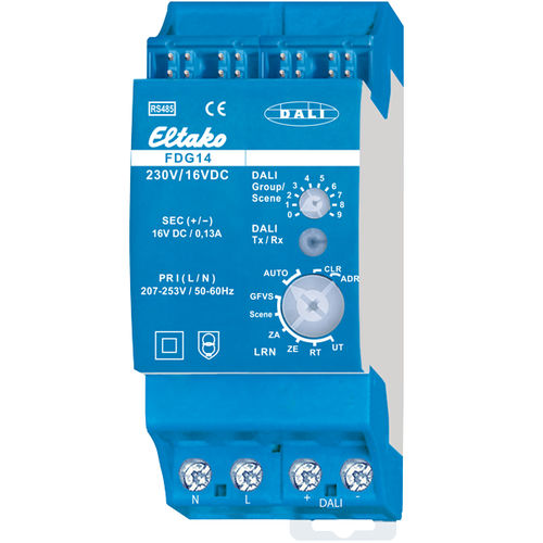 通信ゲートウェイ - FDG14 - Eltako Electronics - ワイヤレス / DALI / DINレール
