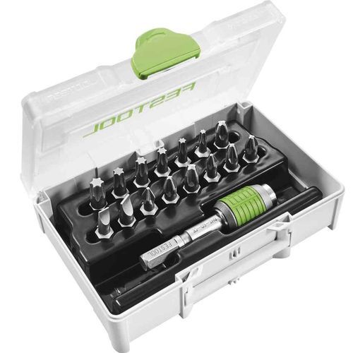 トルクススクリュードライバービットセット - SYS3 XXS CE-MX BHS 60 - Festool/フェスツール - フィリップス型 / ポジドライブ / スロットねじ用
