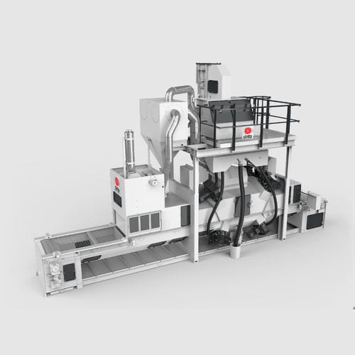 メッシュベルトコンベヤ式ショットブラスト機 - BS series - Sinto AGTOS GmbH - 金属用