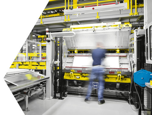 絶縁パネル製造ライン - KTT - Hennecke GROUP - 自動