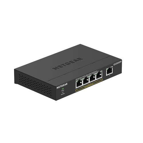 非管理型イーサネットスイッチ - GS305PP - NETGEAR - 5 ポート / ギガビット / ワイヤレス