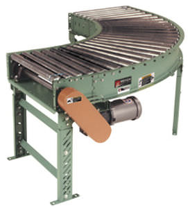 駆動ローラコンベヤー - 138LRC - roach conveyor - 横型 / カーブ状 / 輸送用