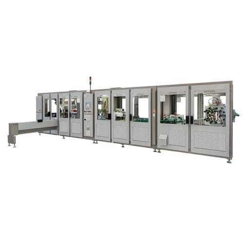 自動包装機 - HS1 OS1 - OPTIMA packaging group GmbH - ライン型 / コンパクト / 衛生用品用