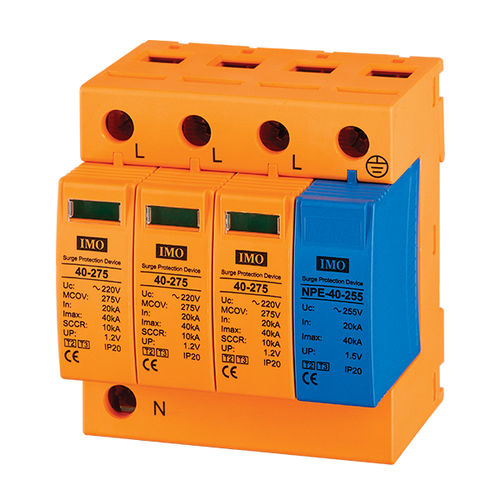 タイプ2サージ保護ユニット - SPD4-403NC - IMO Precision Controls Limited - タイプ3 / 過電圧対策 / コンパクト