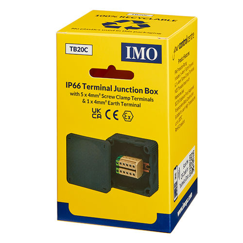 壁取り付け式ジャンクションボックス - TB20C - IMO Precision Controls Limited - IP66 / ポリプロピレン製