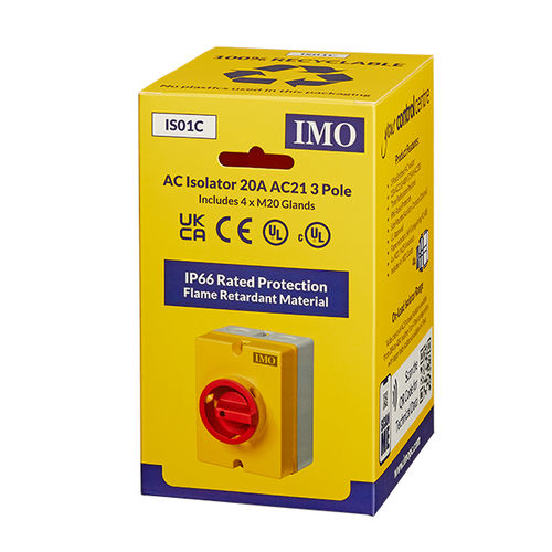 回転式遮断スイッチ - IS01C - IMO Precision Controls Limited - 低電圧 / AC / 密閉型
