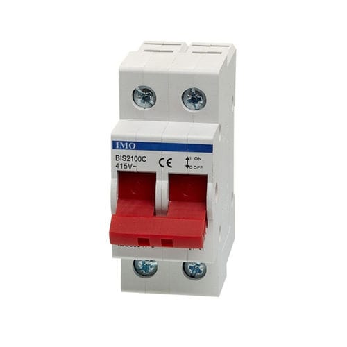 手動式遮断スイッチ - BIS2100C - IMO Precision Controls Limited - 低電圧 / 2極 / AC