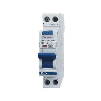 熱磁気式残留電流遮断器 - B6BRC1N25-30-A2 - IMO Precision Controls Limited - 過電流対策 / 電圧 / 残余電流