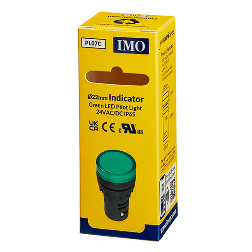 LED照明灯 - PL07C - IMO Precision Controls Limited - 常時 / パネル取り付け式 / IP65