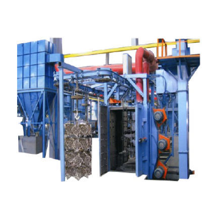 オーバーヘッド コンベヤ式ショットブラスト機 - MR-line - Shandong Kaitai Shot Blasting Machinery Share Co., - 金属用 / 連続 / 自動