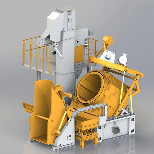 回転ドラムショットブラスト機 - KT700 - Shandong Kaitai Shot Blasting Machinery Share Co., - 鋳造用 / フォージング用