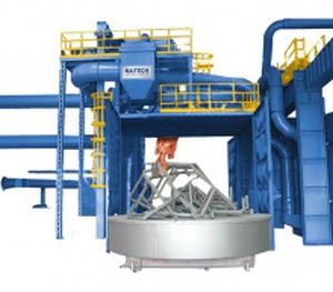 回転テーブルショットブラスト機 - TT-line - Shandong Kaitai Shot Blasting Machinery Share Co., - 車両用 / バルク材用