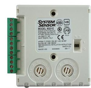 送電レールDIN取り付け用出力モジュール - M201E - Pertronic Industries Pty Ltd
