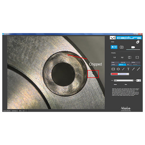イメージ分析ソフトウェア - VICAPTURE - Vision Engineering Ltd. - 測定用 / 制御 / 比較