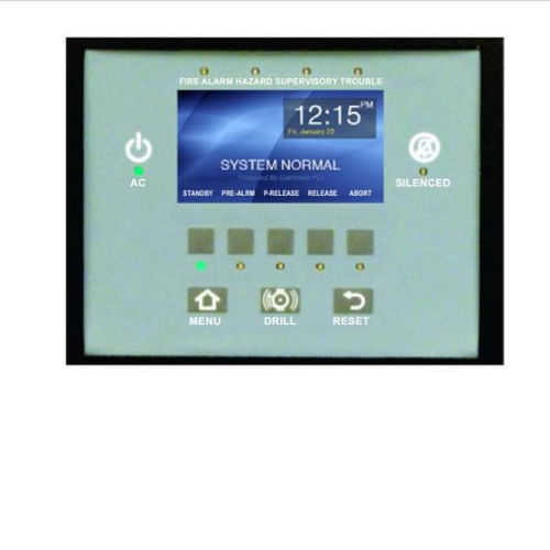 火事アラーム操作パネル - LCD - Gamewell-FCI - アドレシング可能 / ネットワーク