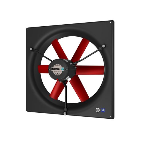 壁取り付け式ファン - Multifan - Vostermans Ventilation - 軸方向 / 空気循環用 / 産業用