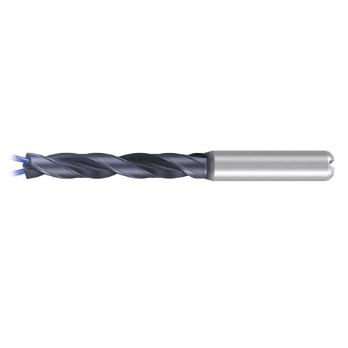 超硬ドリルビット - VHM-EF-Drill-STEEL-DIN 6537L-HA-IK-4FF-TIALN-T14 - EMUGE-FRANKEN - 非鉄金属用 / スチール用 / 鋳鉄用