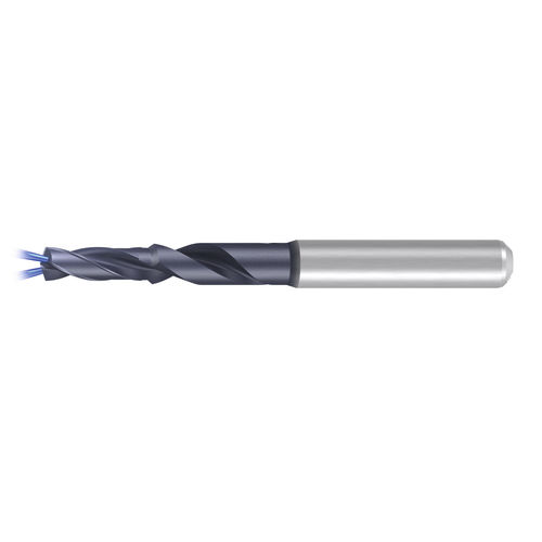 超硬ドリルビット - VHM-EF-Drill C-STEEL-HA-IK-4FF-TIALN-T14 - EMUGE-FRANKEN - 非鉄金属材料用 / スチール用 / 鋳鉄用