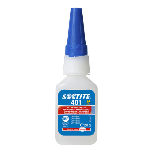 瞬間接着剤 - LOCTITE 401 - Henkel LOCTITE/ロックタイト - シアノアクリラート系 / 金属用 / プラスチック用
