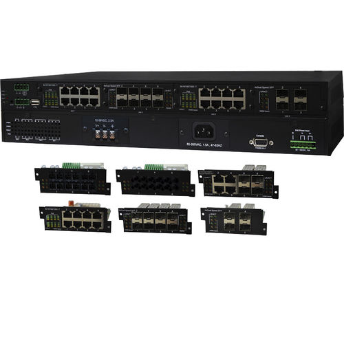 管理型イーサネットスイッチ - I(P)GS-5400-2P-PT series - Lantech Communications Europe GmbH - 28 ポート / ギガビット / ラック組み立て