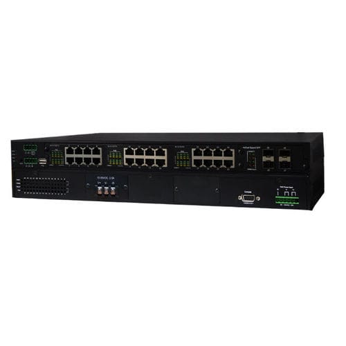 管理型イーサネットスイッチ - IES-3424DSFP-2P-PT series - Lantech Communications Europe GmbH - 28 ポート / ギガビット / ラックマウント