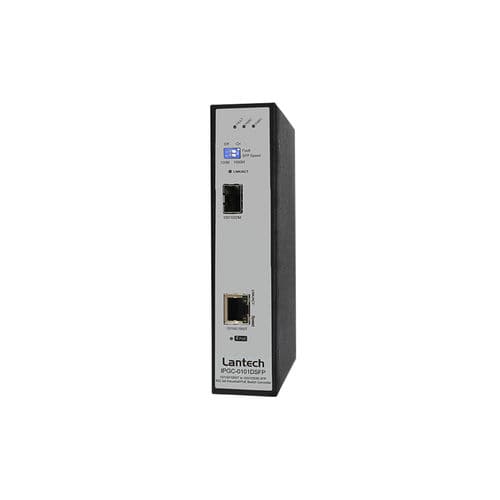 スマートスイッチ変換器 - IPGC-0101DSFP series - Lantech Communications Europe GmbH - 2 ポート / イーサネット / DINレール