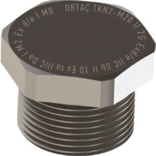 六角形栓 - TKXX/M12 - ORTAC - オス / NBR製 / ニッケル真鍮製