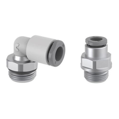 プッシュイン接続部品 - GRIPfit® - CAMOZZI AUTOMATION - 圧縮空気用 / 真空用 / T