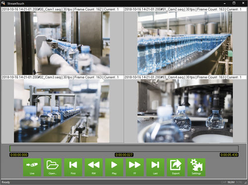 モニタリングソフトウェア - StreamTouch - EHD imaging - 装置 / 自動 / Windows
