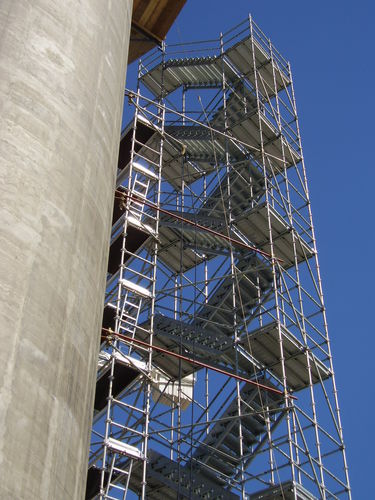 アルミニウム製階段 - MP - PILOSIO - 建築現場 / 救急