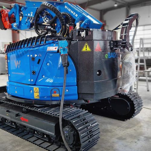 小型油圧ショベル - e-Badger - WIMMER Hartstahl GmbH & Co KG - クローラー式 / 電動式 / ディーゼル