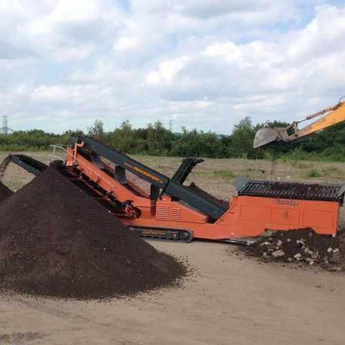 リサイクル用ふるい機 - RDS514/RTS514 - Rockster Austria International GmbH - 建設現場用 / 移動式 / バルク材用