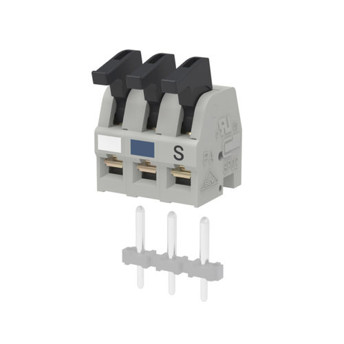 プリント基板用端子台 - SP02503HDNC ASP0250304-001 - METZ CONNECT - レバー式 / スプリング / グレー