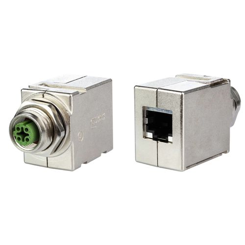 電気キャビネット用電気アダプター -  MWN811A115 - METZ CONNECT - メス / RJ45 / 亜鉛圧力鋳造