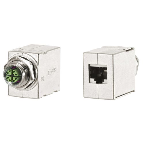 電気キャビネット用電気アダプター - MWN811A415 - METZ CONNECT - メス / RJ45 / 亜鉛圧力鋳造