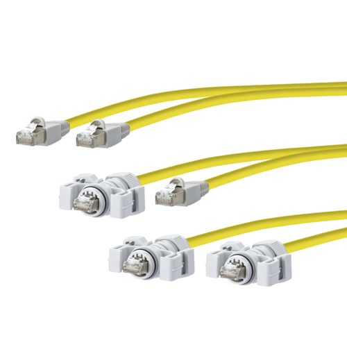 RJ45光ファイバー パッチ ケーブル - 141N1AAABBBXX - METZ CONNECT - CAT 6