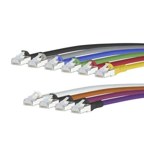 RJ45光ファイバー パッチ ケーブル - 130845XXYZ-E - METZ CONNECT - CAT 6a
